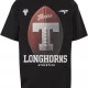 Тениска Texas Longhorns Football Oversize Tee black XXL