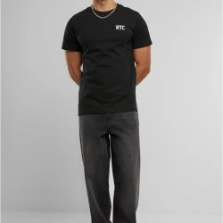 Тениска NYC EMB Tee black XXL