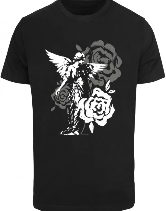 Мъжка тениска с черен цвят Grace In Bloom, Тениски - Hoodstyle.bg