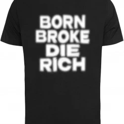 Тениска в черно Mister Tee Born And Die