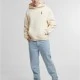 King Card EMB Fluffy Hoody whitesand XXL