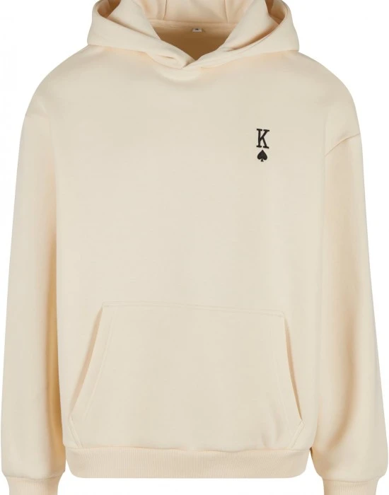 King Card EMB Fluffy Hoody whitesand XXL