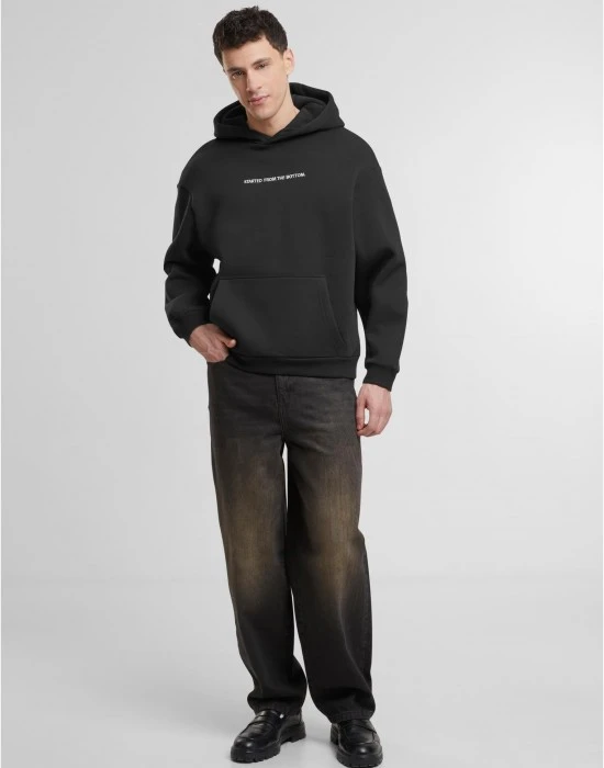 Started From The Bottom EMB Fluffy Hoody black XXL