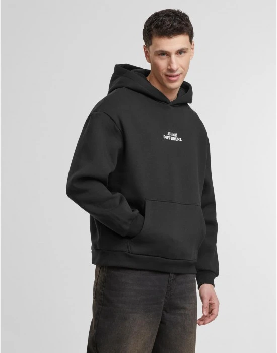 Think Different EMB Fluffy Hoody black XXL