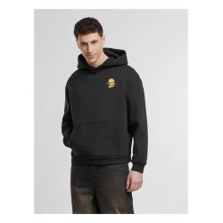 Burger EMB Fluffy Hoody black XXL