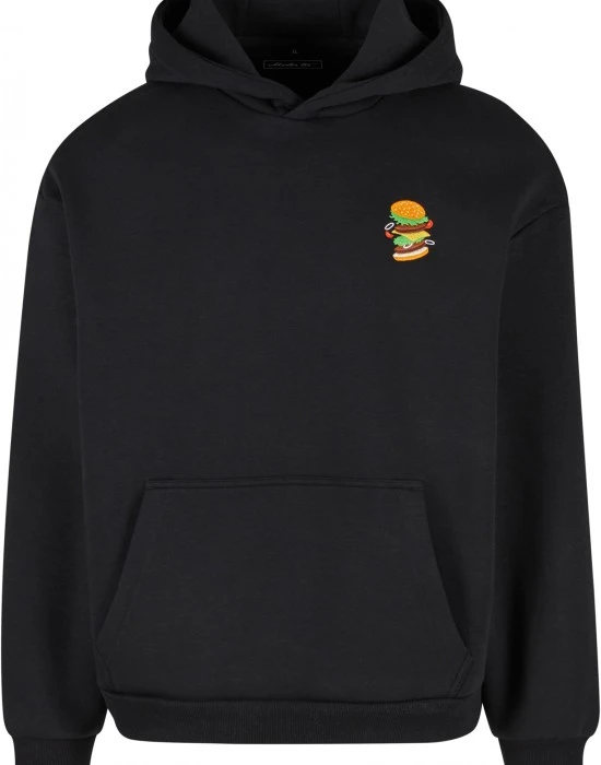 Burger EMB Fluffy Hoody black XXL