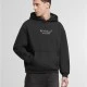 Love Yourself First EMB Fluffy Hoody black XXL