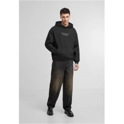 Love Yourself First EMB Fluffy Hoody black XXL