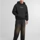 Love Yourself First EMB Fluffy Hoody black XXL