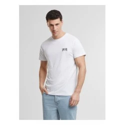 Тениска Pray Old English Wording EMB Tee white XXL