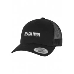 Шапка в черно Mister Tee Reach High Retro Trucker