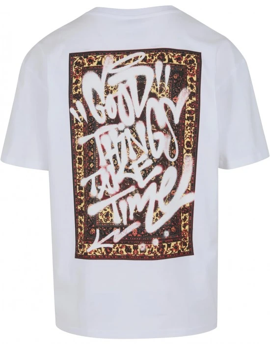 Тениска Good Things Take Time Oversize Tee white XXL