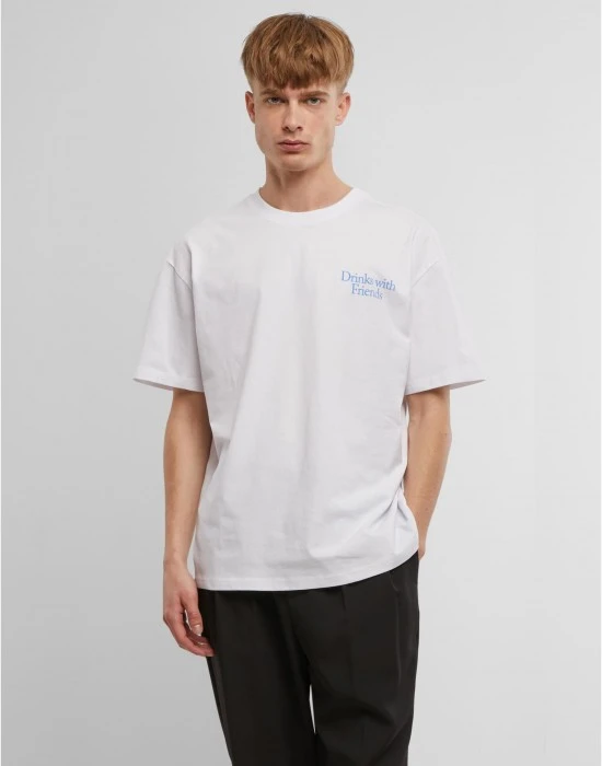 Тениска Choose Your Drink Oversize Tee white XXL
