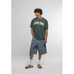 Тениска Reach High Fear None Oversize Tee bottlegreen XXL