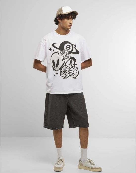 Тениска Planet Alien Oversize Tee white XXL