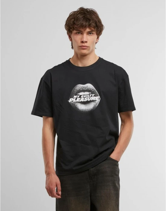 Тениска Off My Lips Oversize Tee black XXL
