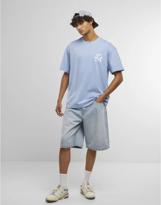 Тениска LA Football Team Oversize Tee powderblue XXL