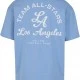 Тениска LA Football Team Oversize Tee powderblue XXL
