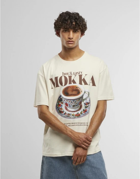Тениска Tasty Mokka Oversize Tee whitesand XXL