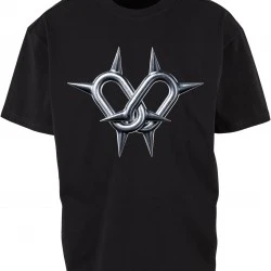 Тениска Together Forever Oversize Tee black XXL