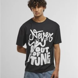 Тениска Never Out Of Tune Oversize Tee black XXL