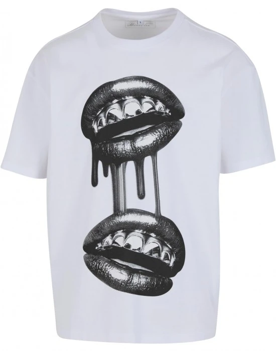 Тениска Grillz Lips Oversize Tee white XXL