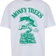 Овърсайз тениска Green Money Trees Oversize Tee white XXL