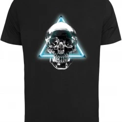 Тениска в черен цвят Mister Tee Neon Skull