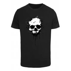 Мъжка тениска в черно Mister Tee Artsy Skull Paint