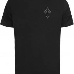 Тениска Memento Mori Oneline Cross Tee black XXL