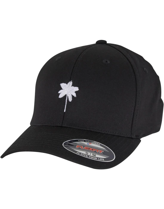 Good Day Palm Tree Wooly Combed Cap black S/M