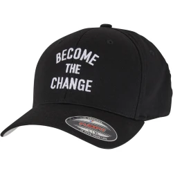 Шапка с козирка Become The Change Wording Wooly Combed Cap black S/M