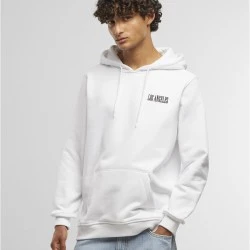 Los Angeles Wording EMB Regular Hoody white XXL