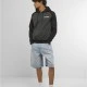 Compton Wording EMB Raglan Hoody cha/blk XXL