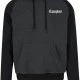 Compton Wording EMB Raglan Hoody cha/blk XXL