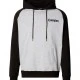 Compton Wording EMB Raglan Hoody h.grey/blk XXL