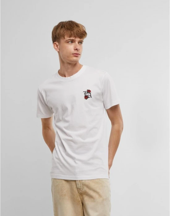 Тениска LA Roses EMB Tee white XXL