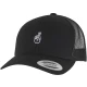 Crossed Fingers Handsign Retro Trucker Cap black one size