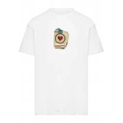 Тениска Never Quit Heavy Oversize Tee white XXL