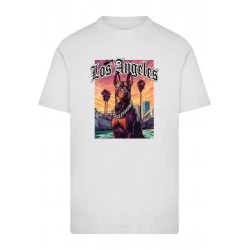 Тениска Los Angeles Dog Tee white XXL
