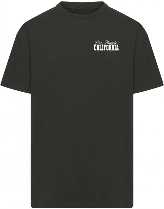 Тениска California Hibiskus Heavy Oversize Tee black XXL