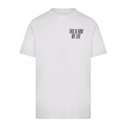 Тениска This Is How We Live Tee white XXL