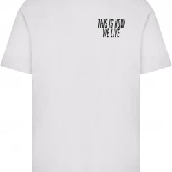 Тениска This Is How We Live Tee white XXL