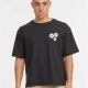 Тениска Bold Flowers Cropped Oversize Tee black XXL