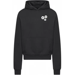 Bold Flowers Heavy Cotton Box Hoody black XXL