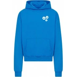Bold Flowers Heavy Cotton Box Hoody cobalt blue XXL