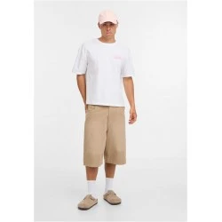 Тениска What Ever Car Cropped Oversize Tee white XXL