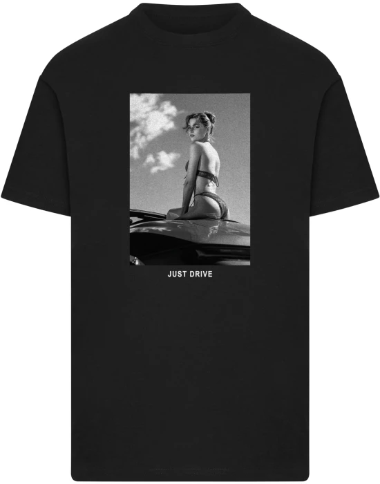 Тениска Just Drive Tee black XXL