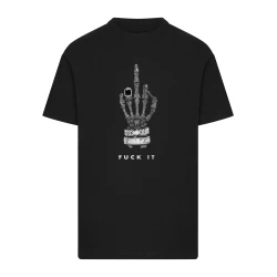 Тениска Skull Hand F*ck It Tee black XXL