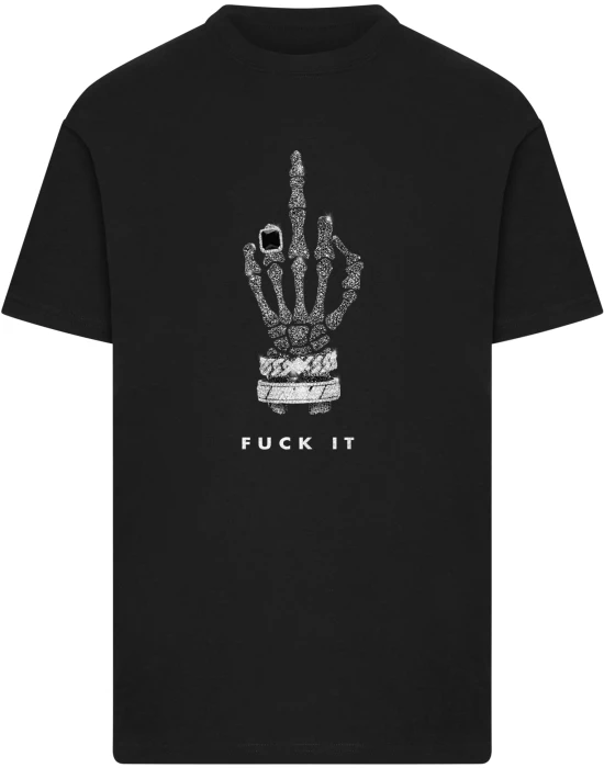 Тениска Skull Hand F*ck It Tee black XXL